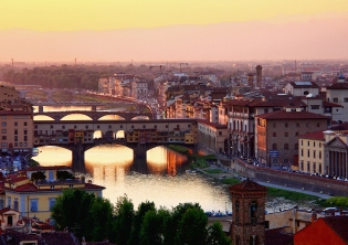 A sunset in Florence II