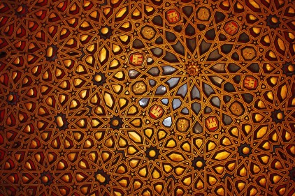 Ornate ceiling, Spain.